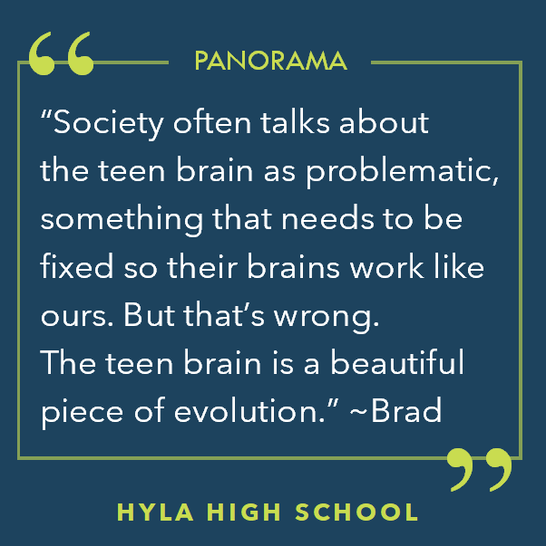 teenage brain quote